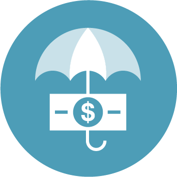 Financial protection icon